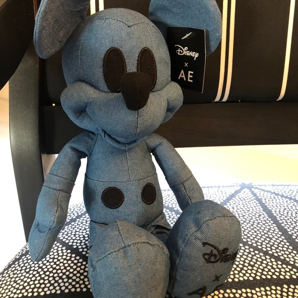 Mickey Mouse Denim Plush (AE) & Traditional Mickey - Picture 2 of 7